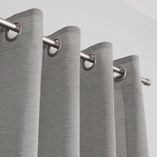 BASIC Zasłona gotowa na przelotkach, szerokość 145 x wysokość 300cm, kolor 002 szary TD0005/ZGP/002/145300/1