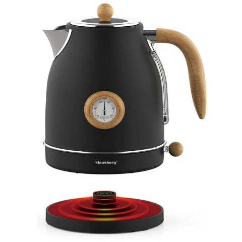 CZAJNIK ELEKTRYCZNY 1,7L Z TERMOMETREM KLAUSBERG KB-7907 RETRO