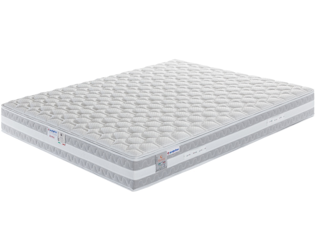 Materac ARGENTO THERAPY MOLLYFLEX H4 piankowy z pokrowcem Silver Safe