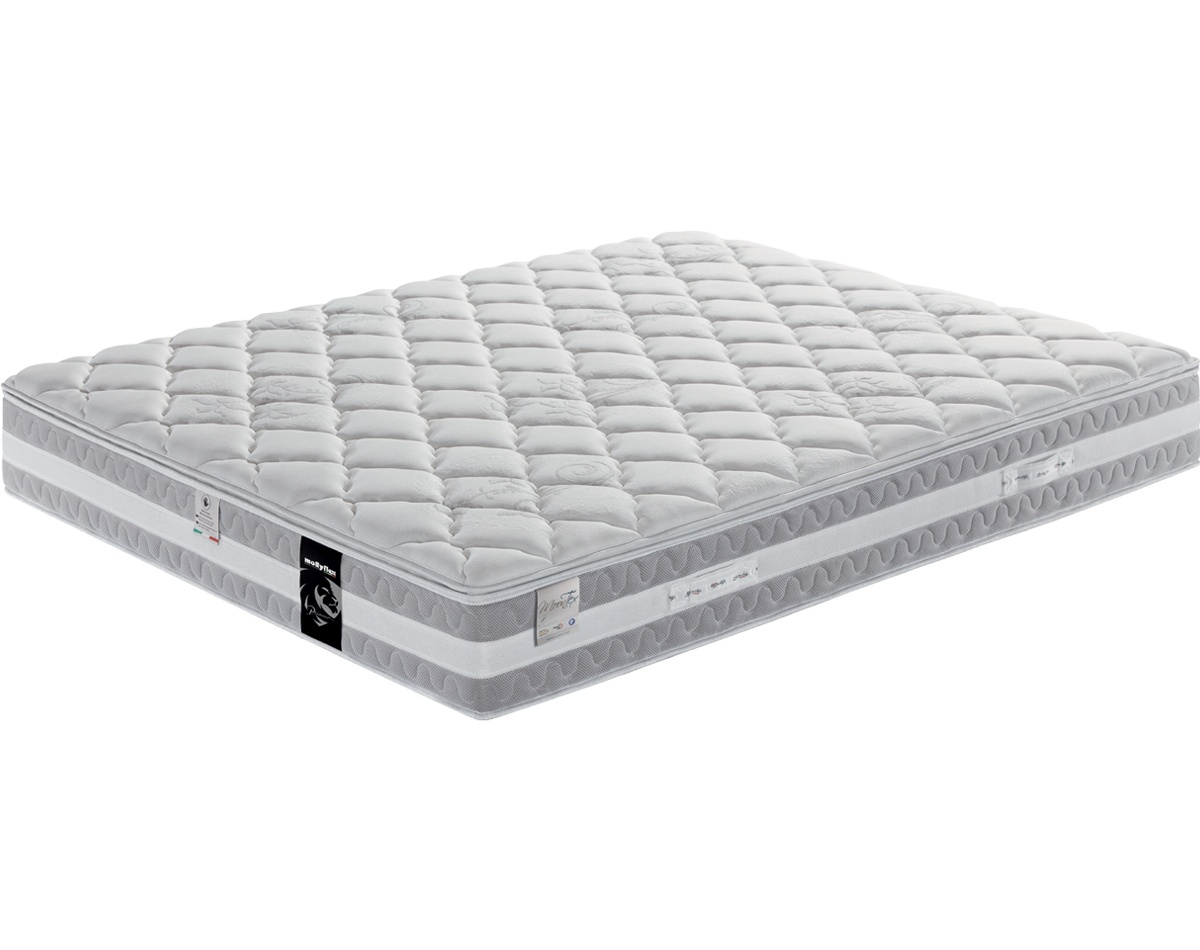 Materac piankowy NUVOLA LUSSO MOLLYFLEX z pokrowcem z wiskozy