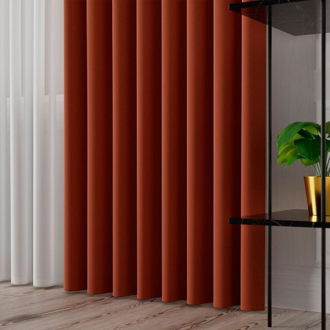 SERINA Tkanina dekoracyjna, wysokość 300cm, kolor 036 ceglasty 318744/TDP/036/000300/1
