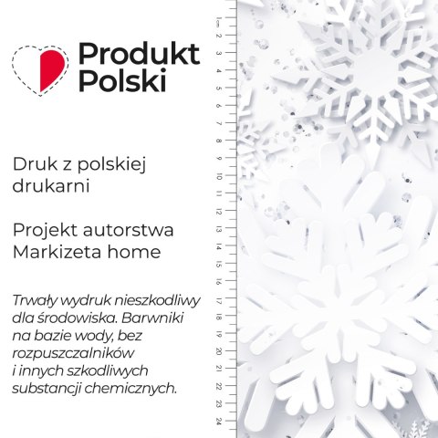 ŚNIEŻYNKI Tkanina dekoracyjna NINA WODOODPORNA, 160cm, kolor 001 biały DBN362/NIW/001/160000/1