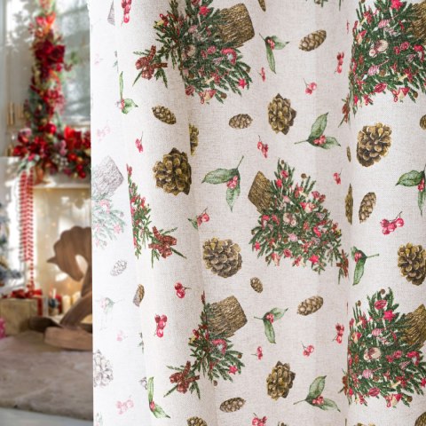 ŚWIĘTA 047 Tkanina dekoracyjna świąteczna, typu TZ7030, szerokość 140cm, kolor 001 TZ0047/TDM/001/140000/1