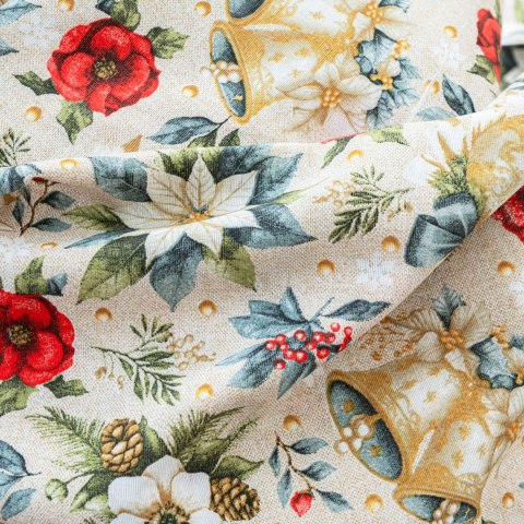 ŚWIĘTA 048 Tkanina dekoracyjna świąteczna, typu TZ7030, szerokość 140cm, kolor 001 TZ0048/TDM/001/140000/1