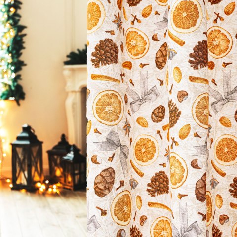 ŚWIĘTA 049 Tkanina dekoracyjna świąteczna, typu TZ7030, szerokość 140cm, kolor 001 TZ0049/TDM/001/140000/1