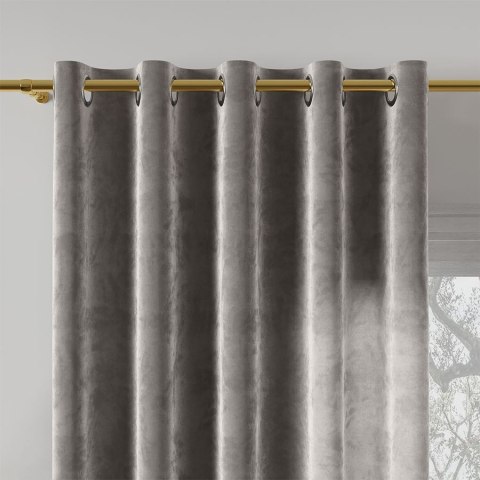 VELVI Tkanina dekoracyjna, wysokość 300cm, kolor 005 jasny szary VELVI0/TDP/005/000300/1