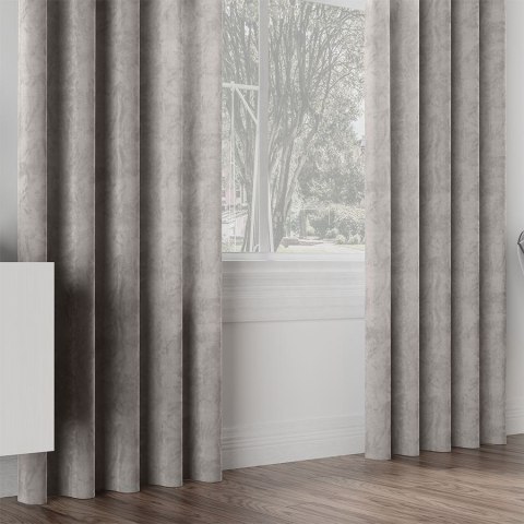 VELVI Tkanina dekoracyjna, wysokość 300cm, kolor 005 jasny szary VELVI0/TDP/005/000300/1