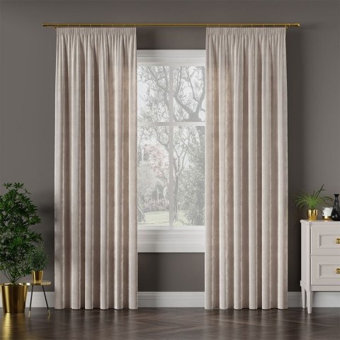 VELVI Tkanina dekoracyjna, wysokość 300cm, kolor 018 ciepły jasny szary VELVI0/TDP/018/000300/1