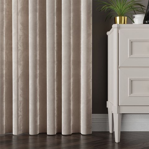 VELVI Tkanina dekoracyjna, wysokość 300cm, kolor 018 ciepły jasny szary VELVI0/TDP/018/000300/1