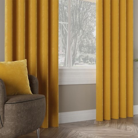 VELVI Tkanina dekoracyjna, wysokość 300cm, kolor 019 szafranowy VELVI0/TDP/019/000300/1