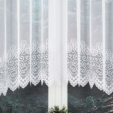 Firanka gotowa żakardowa VIOLETTA 160x420 cm kolor biały