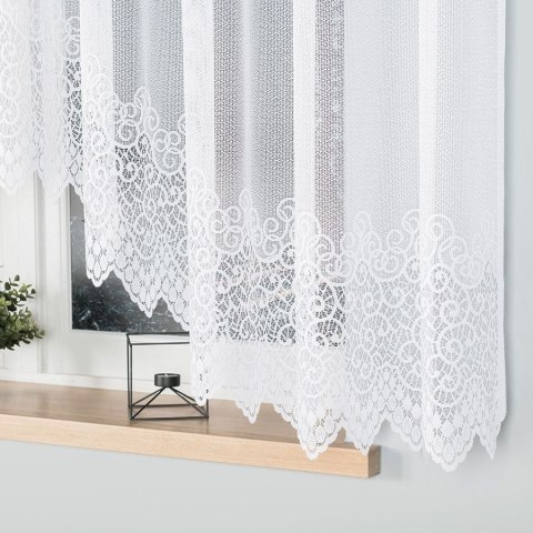 Firanka gotowa żakardowa VIOLETTA 160x420 cm kolor biały