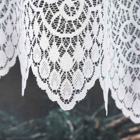 Firanka gotowa żakardowa VIOLETTA 160x420 cm kolor biały