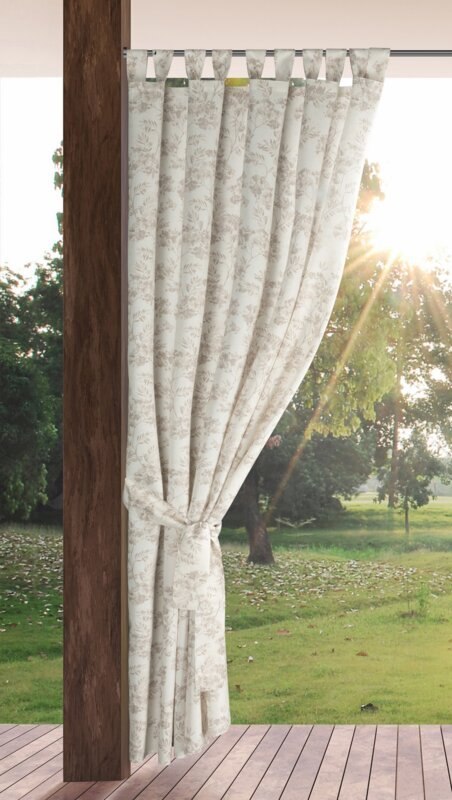 ZASŁONA GOTOWA GARDEN 12 NA SZELKACH 155 X 240 CM KREMOWY