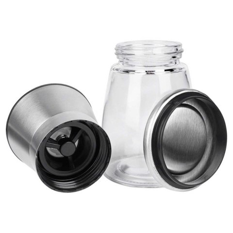 ZESTAW RĘCZNYCH MŁYNKÓW DO PIEPRZU I SOLI SZKLANYCH 259608