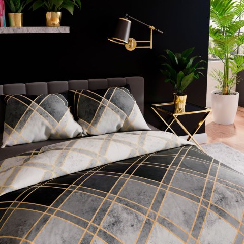 CINDERA Komplet pościeli z bawełny satynowej 220x200cm 100101/SAT/000/220200/1