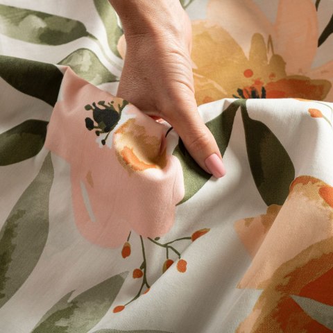 FLORALIS Komplet pościeli z bawełny satynowej 160x200cm 100103/SAT/000/160200/1