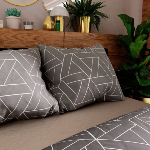 ZEFIRA Komplet pościeli z bawełny satynowej 220x200cm 100107/SAT/000/220200/1