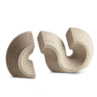 FIGURKA DEKORACYJNA BELA (01) 27 X 8 X 14 CM BEŻOWY