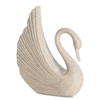 FIGURKA DEKORACYJNA LOGAN (05) 15 X 6 X 18 CM BEŻOWY