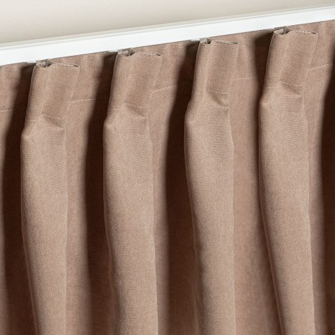 Taśma podwójna zakładka 5cm, marszczenie 1:2,5 transparentna z białym sznurkiem, FM050-22-1C3 TASMAA/U2Z/250/005000/1