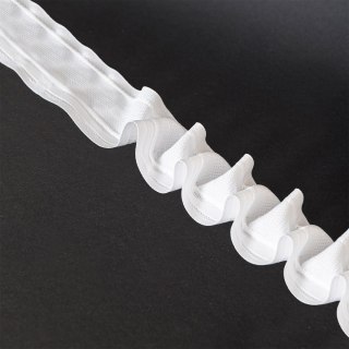 Taśma smok 5cm, marszczenie 1:2, biała, FP050-2S-3C3 TASMAA/Z3K/200/005000/1