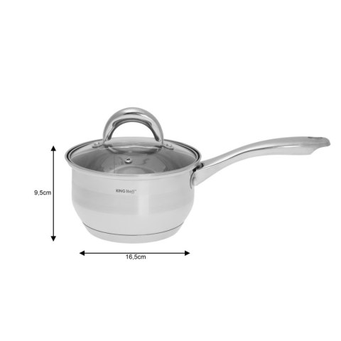 Zestaw garnków stalowych (12 el.) Kinghoff KH-1098
