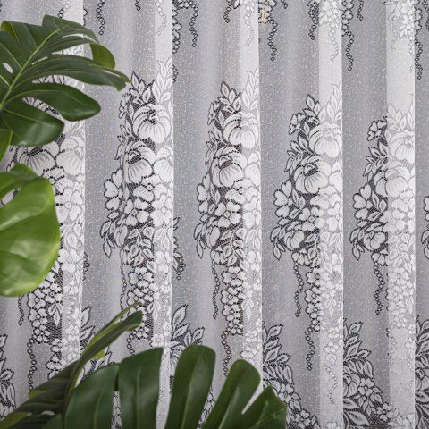 Firanka żakardowa na metry 361350 wysokość 170 cm kolor biały