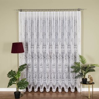 Firanka żakardowa na metry 361350 wysokość 230 cm kolor biały