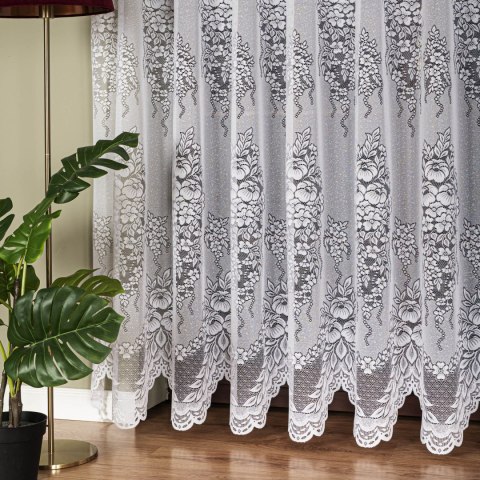 Firanka żakardowa na metry 361350 wysokość 250 cm kolor biały