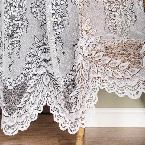 Firanka żakardowa na metry 361350 wysokość 250 cm kolor biały