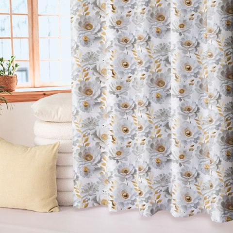 GOLDENIA Tkanina dekoracyjna NINA WODOODPORNA, 160cm, kolor 001 biały D00315/NIW/001/160000/1