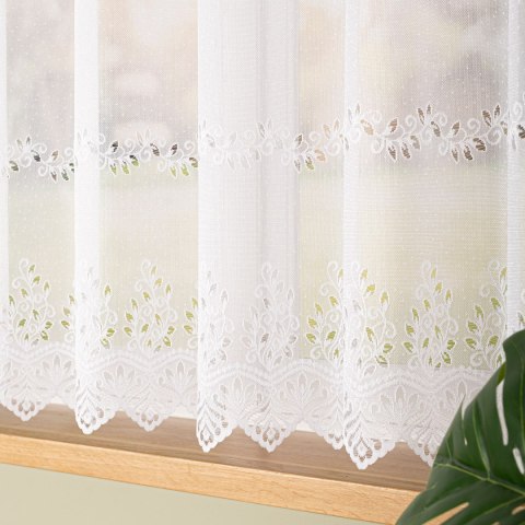Firanka gotowa żakardowa JAGODA 160x300 cm kolor biały