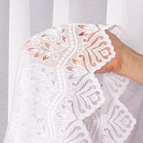 Firanka gotowa żakardowa JAGODA 250x300 cm kolor biały