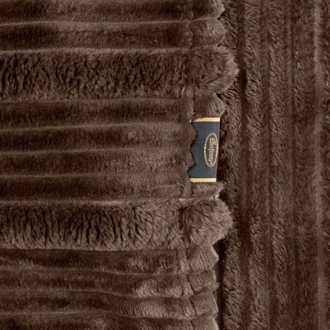 KOC NINA 220 X 200 CM CIEMNOBRĄZOWY