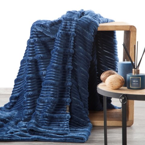 KOC NINA 220 X 200 CM GRANATOWY