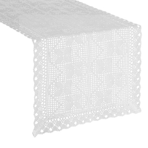 OBRUS MARTHA 40 X 140 CM BIAŁY