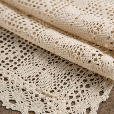 OBRUS MARTHA 40 X 140 CM JASNOBEŻOWY