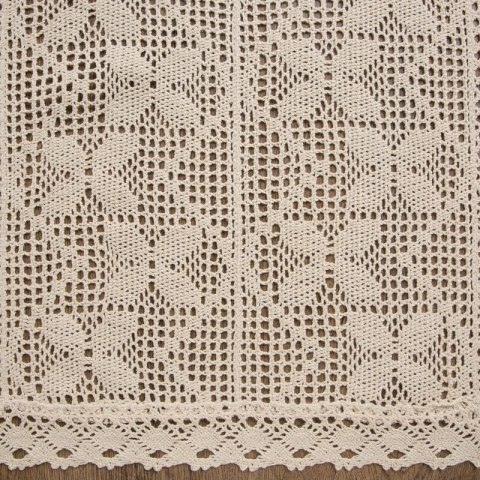 OBRUS MARTHA 40 X 180 CM JASNOBEŻOWY