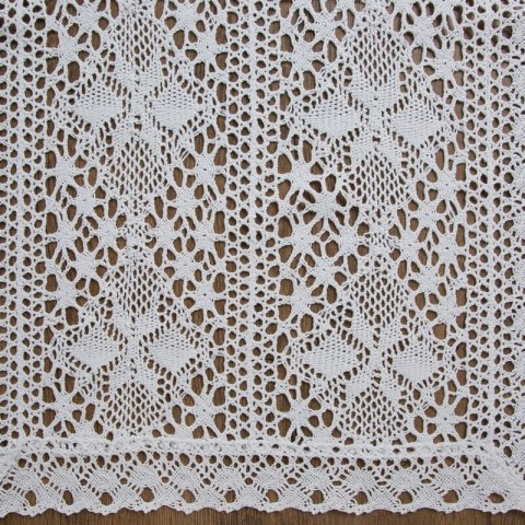 OBRUS MARY 40 X 180 CM BIAŁY