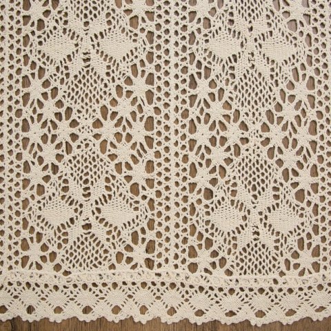 OBRUS MARY 40 X 180 CM JASNOBEŻOWY