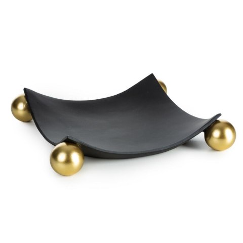 PATERA DEKORACYJNA ALEX (01) 23 X 23 X 5 CM CZARNY