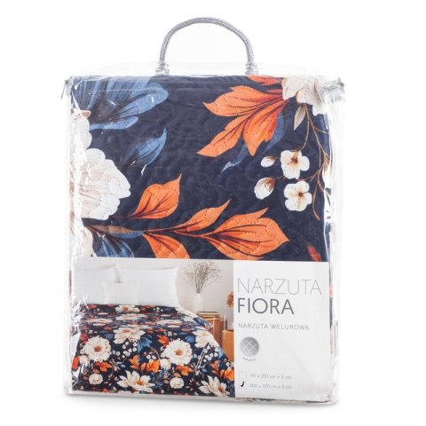 NARZUTA FIORA 170 X 210 CM GRANATOWY