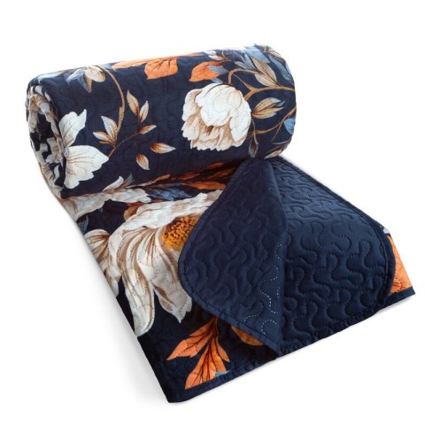 NARZUTA FIORA 200 X 220 CM GRANATOWY