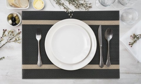 PODKŁADKA ELLA 45 X 30 CM CZARNY