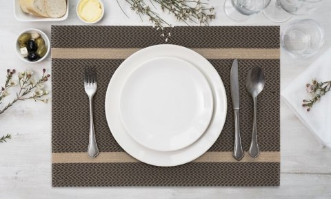 PODKŁADKA ELLA 45 X 30 CM STALOWY