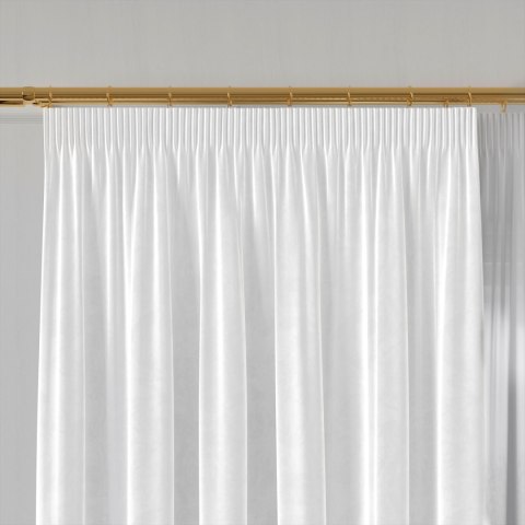 VELVI Tkanina dekoracyjna, wysokość 300cm, kolor 101 biały VELVI0/TDP/101/000300/1