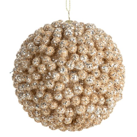 BOMBKA CHOINKOWA O 10 CM JASNOBRĄZOWY