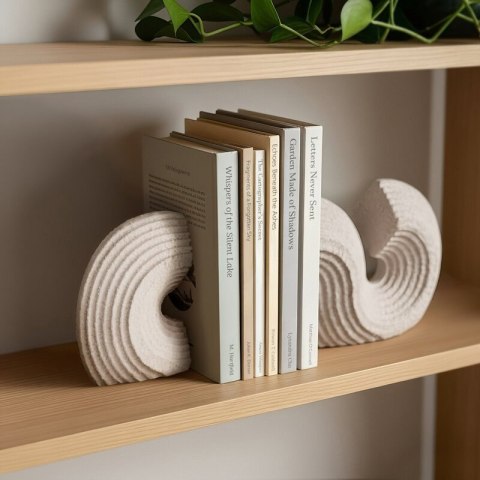 FIGURKA DEKORACYJNA BELA (01) 27 X 8 X 14 CM BEŻOWY