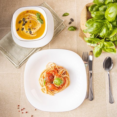 KOMPLET OBIADOWY TOPAZ DLA 6 OSÓB 18 ELEM. KINGHOFF KH-1923